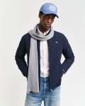 Mens Quilted Windcheater Jacket In Navy - Navy 3XL