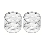 9 Hole Acrylic Stem Holder For Vases - 2 Pack