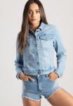 Sissy Boy Blaze: Denim Jacket With Motif - Med Vintage