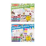 Activity Pad Set Of 2 - Alphabet And Number's