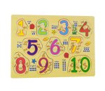 Numbers 1-10 Knob Puzzle