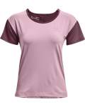 Women's Ua Rush Energy Short Sleeve - Mauve Pink LG