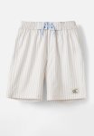 Cotton On Bobby Stretch Board Short - Rainy Day & White Vertical Stripe