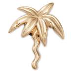 Goldair Gold Palm Tree Jibbitz - Multi Osfa