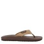 Men's Rockstar Casual Walking Flip Flops - Tan Brown - 7