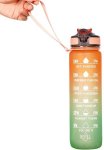 Time-marked Motivational Water Bottle 1000 Ml Bottle