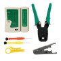 Yaetek Network Ethernet Lan Kit -RJ45 RJ11 CAT5E CAT6 Cable Tester Test Tool - Crimper Crimping Tool Set - Network Cable Repair Kit -maintenance