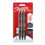 Sharpie Laborbedarf S-gel Gel Pens With The Highest Writing Comfort Blister Of 3 Black