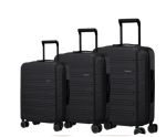 American Tourister Novastream Spinner Expandable 3 Piece Dark Set - Ys Travel Bags