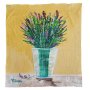 Lavender Vase Light Weight Fleece Blanket By Yolande Smith