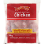 Frozen Mixed Chicken Portions With Brine Based Mixture 5KG