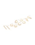 Goldair Gold Diamante Mixed Drop & Stud Earrings 5-PACK