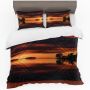 Art Deco Sunset Duvet Cover Set King