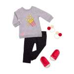 Regular Popcorn Print Outfit - Pop Pop Top