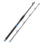 Fiblink 1-PIECE Saltwater Offshore Trolling Rod Conventional Boat Rod Carbon Fishing Pole 6 Feet 30-50 LB 50-80 LB 80-120 Lb 2 P