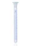 Hirschmann Test Tube 20 : 0.2 Ml Ns-grinding Pe-stopper Blue Graduated