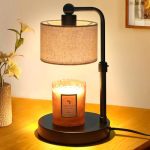Candle Warmer Lamp With Timer Height Adjustable Electric Candle Warmer Lamp With 2 Bulbs House Warming Gifts Vintage Bedroom Dec