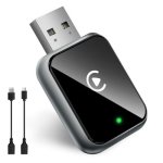Hushspool Carplay Wireless Adapter Compatible With Apple - Convert Wired To Wireless Carplay Adapter For Iphone 2025 Upgraded Fa