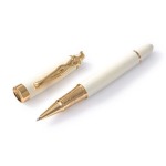 Carrol Boyes Rollerball Pen Woman In Gold cream - Gold cream Onesize