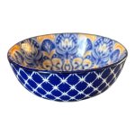 Blue Orange Mandala Blue Diamonds Bowl 6CMH
