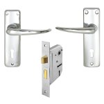 Samsung Samson 2 Lever Lockset Chrome Plated Handle
