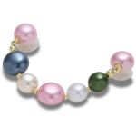 Multi Colored Pearl Chain Jibbitz - Multi Osfa