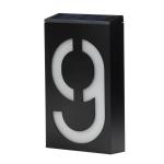 Ywxlight 0.36W Solar Powered Wall Mount 6 Leds Lighting Doorplate Lamp House Number Porch Lights With Solar Pannel 9