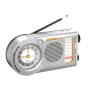 Portable Fm Am Sw Multi-band Radio With Clock And Rechargeable Battery
