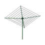 Wash Line Rotary Windy Steel Green With Ground Spike/anchor 30M