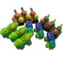 Generic 12 Piece Dinosaur Truck Kids Toys Vehicles Multicolour