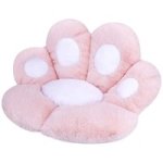 CAT Paw Seat Cushion Winter Plush Seat Cushion Pillow Cushion - Pink