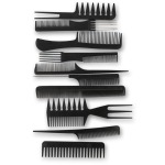 Salon Comb Set - 10 Pack