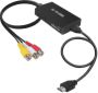 Rca To HDMI Converter Composite To HDMI Adapter Support 1080P Pal/ntsc A Fiis H