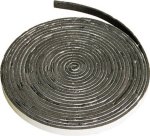Weather Strip 3X12MMX5M Black