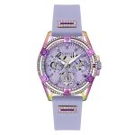 Guess Ladies Purple Iridescent Multi-function Watch GW0536L4