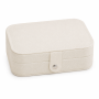 Double-layer Jewellery Organiser Box With Snap Closure - Creamellery Boxes