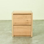 Linear Pedestal With Drawers Oak