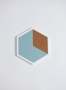 Hexagon Cork Pin Board - Printed - 500MM Wide