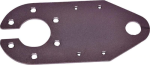Trailer Socket Plate Bracket Black