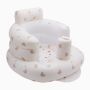 Inflatable Baby Seat Built In Pump & Back Support For Toddler Sitting Up