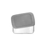 1.6LT Rectangular Glass Casserole Grey