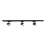 Bright Starts Bright Star Black Aluminium Tracklight Trio