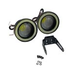 2-PACK 89MM 3200LM 7000 Kelvin 10W White Angel Eyes Cob LED