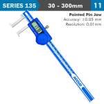 Dig. Caliper 30 300 Mm 0.05 Mm Acc. Inside Neck 0.01 Mm Res. S steel AC135 012 11
