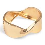 Goldair Gold Twist Oversized Bangle