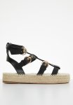 LISBON2 Espadrille Wedge Heel - Black