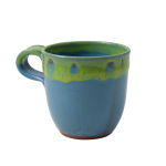 Colourful Green & Blue Mug