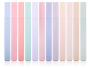 12PCS Aesthetic Pastel Highlighters Chisel Tip Markers For Study & Journal