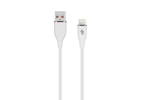 Pro Bass Flexicord Series 2M USB To Lightning Charging Cable - White