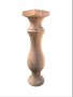 Wooden Table Leg Delta Medium Wt Oak 65CM